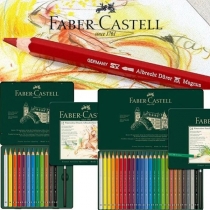 Олівці акварельні потовщені Faber-Castell Albrecht D?rer MAGNUS 12 кольорів в металевій коробці