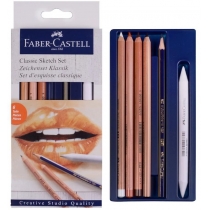 Набір для скетчів "Класичний" з 6 предметів Faber-Castell