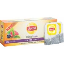 Чай чорний Lipton super tasty forest fruit 25шт х 1,8г