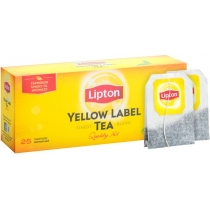 Чай чорний Lipton Yellow label 25шт 1,7г