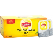 Чай чорний Lipton Yellow label 50шт х 2г