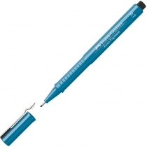 Ручка капілярна для графічних робіт Faber-Castell Ecco Pigment, діаметр 0,7 мм, колір синій