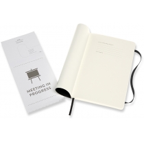 Записник Недатований Moleskine PRO 13 х 21 см / Чорний М'який