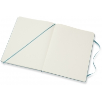 Блокнот Moleskine Classic 19 х 25 см / Нелинованный Океанский Синий