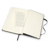 Блокнот Moleskine Leather 13 х 21 см / Линия Черный