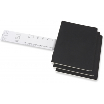 Набор тетрадей (3 шт.) Moleskine Cahier 19 х 25 см / Точка Черный