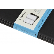 Набор тетрадей (3 шт.) Moleskine Cahier 19 х 25 см / Точка Черный