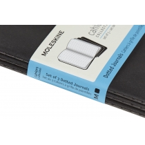 Набор тетрадей (3 шт.) Moleskine Cahier 9 х 14 см / Точка Черный