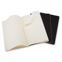 Набор тетрадей (3 шт.) Moleskine Cahier 9 х 14 см / Нелинованный Черный