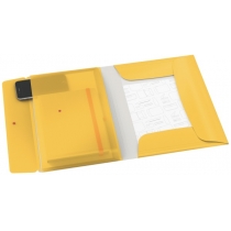 Папка на резинці Leitz Cosy, A4 PP на 150 арк., з конвертом, жовта