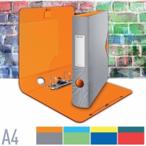 Папка-регистратор Leitz Active Urban Chic 180°, 65мм, серая