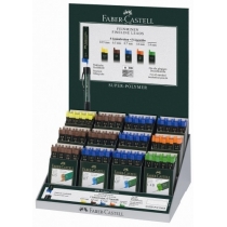 Грифель для механічного олівця Faber-Castell Super-Polymer В (0,7 мм), 12 штук в пеналі