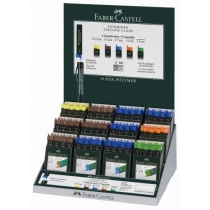 Грифель для механічного олівця Faber-Castell Super-Polymer В (1,4 мм), 6 штук в пеналі