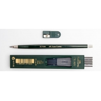 Графітний грифель для цангових олівців Faber-Castell ТК 9071 твердий. 2B (2.0 мм), 10 шт. в пеналі