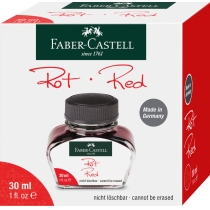 Чорнило для перових ручок Faber-Castell Fountain Pen Ink Red 30 мл, колір червоний