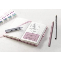 Карандаш чернографитный Faber-Castell Grip Sparkle Rose shadows, розовый корпус