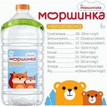 Вода мінеральна Моршинка, н/газ, 6,0л.