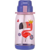 Дитяча пляшка для води, CoolForSchool, Flamingo 650 мл, фіолетова
