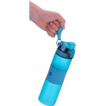Пляшка для води, Optima, Stripe, 750 мл, синя, без принта