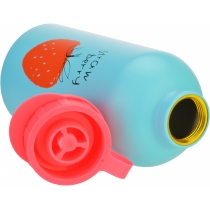 Детская бутылка для воды, CoolForSchool, Strawberry, 500 мл., голубая