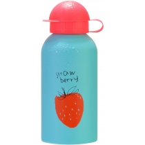 Детская бутылка для воды, CoolForSchool, Strawberry, 500 мл., голубая