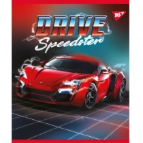 Тетрадь 48 листов, линия, иридиум+УФ.спл. "SPEEDSTER"