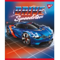 Тетрадь 48 листов, линия, иридиум+УФ.спл. "SPEEDSTER"