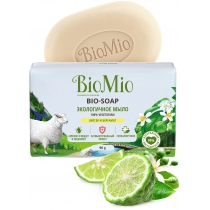 Экологичное туалетное мыло BioMio BIO-SOAP с эфирними маслами лицеи кубебы и бергамота, 90 г