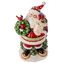 Конфетница "дед мороз", 19х18х30см