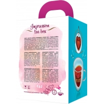 Подарочный набор чая Lovare в пирамидках Impression tea box с фирменной чашкой