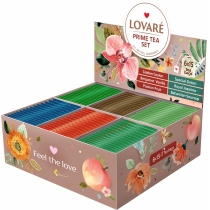Колекція пакетованого чаю Lovare "Prime Tea Set" 90 пакетів асорті — 6 видів по 15 шт.