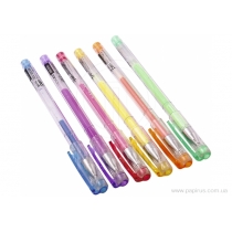 Набір гелевих ручок ECONOMIX NEON 6 неонових кольорів, в блістері