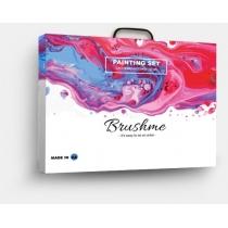 Набор, техника акриловая живопись по номерам, "Лунный котик", 40*50 см