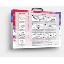 Набор, техника акриловая живопись по номерам, "Лунный котик", 40*50 см