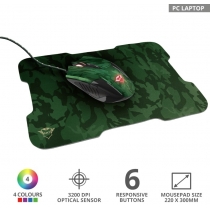 Миша + килимок Trust GXT781 RIXA CAMO MOUSE & PAD