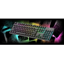 Клавіатура ігрова DM DreamKey Red USB RGB EN, Black