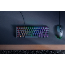 Клавиатура Razer Huntsman Mini RGB 61key Purple Switch USB RU Black