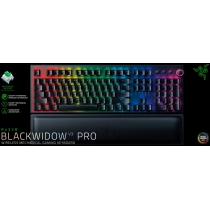 Клавіатура ігрова Razer BlackWidow V3 Pro Green Switch WL/BT/USB RU RGB, Black