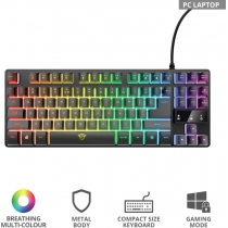 Клавиатура Trust GXT 833 Thado TKL USB Black