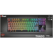 Клавиатура Trust GXT 833 Thado TKL USB Black