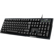 Клавиатура Genius KB-102 USB Black Ukr