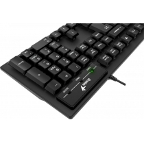 Клавиатура Genius KB-102 USB Black Ukr