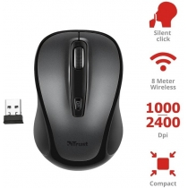 Миша TRUST SIERO SILENT WIRELESS MOUSE BLACK