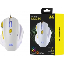 Миша 2E GAMING MG280 LED USB White