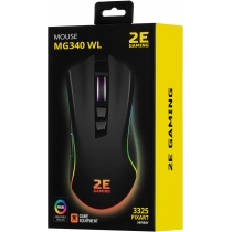 Мышь 2E GAMING MG340 WL, RGB USB Black