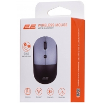 Мышь 2E MF218 Silent WL BT Black/Gray