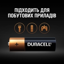 Батарейка DURACELL AA MN1500  4шт. в упаковці