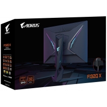 Монітор LCD AORUS 31.5" FI32Q-X, 2xHDMI, DP, 2xUSB, USB-C, Audio, IPS-QD, 2560x1440, 270Hz, 1ms, 95%