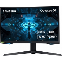 Монітор LCD 27" Samsung Odyssey G7 C27G75TQ 2xHDMI, DP, USB, VA, 2560x1440, 240Hz, 1ms, CURVED