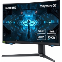 Монітор LCD 27" Samsung Odyssey G7 C27G75TQ 2xHDMI, DP, USB, VA, 2560x1440, 240Hz, 1ms, CURVED